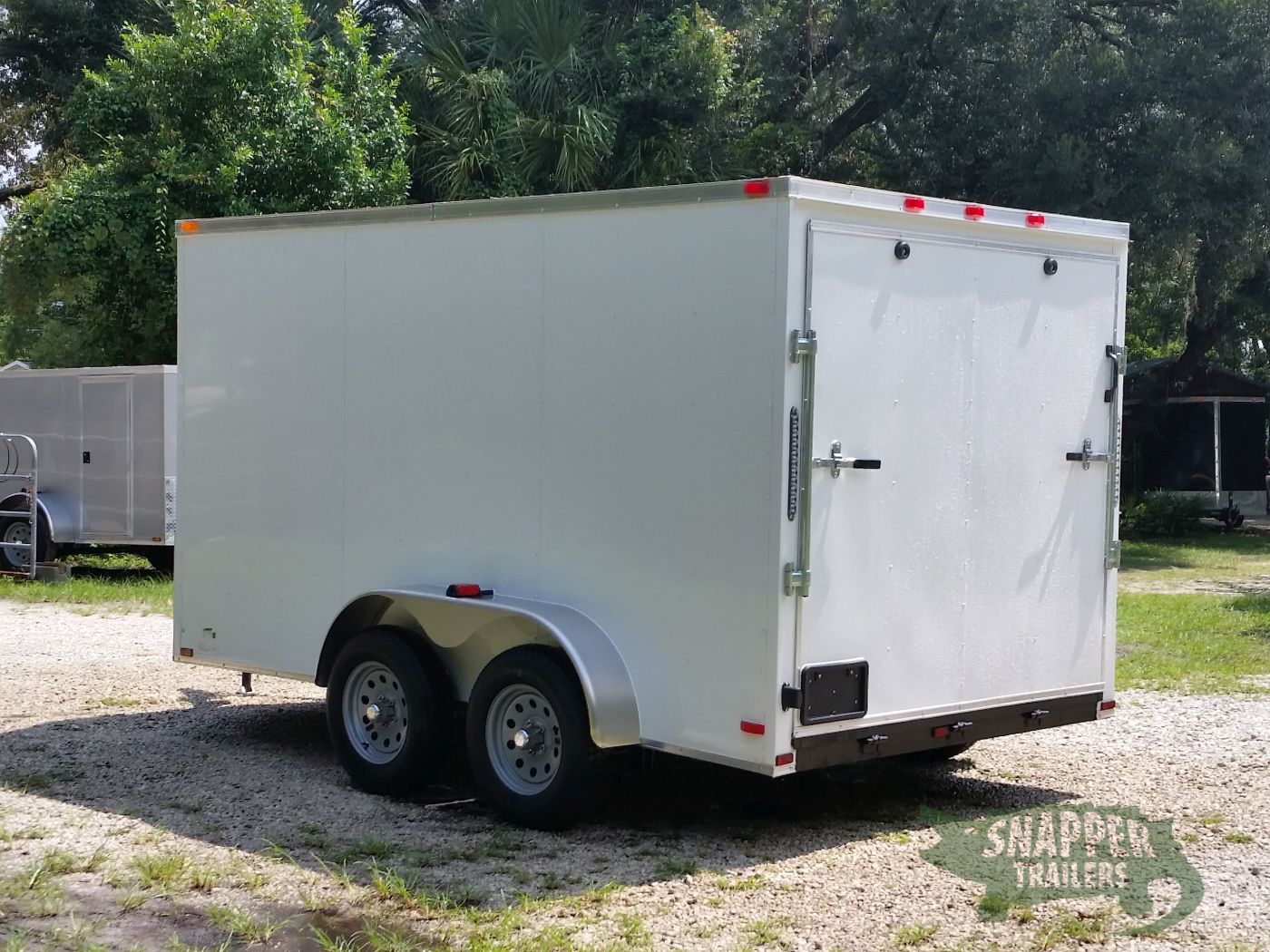 Quality Cargo 7x12 TA Trailer - White, Ramp, Side Door, Extra Height - Image 5