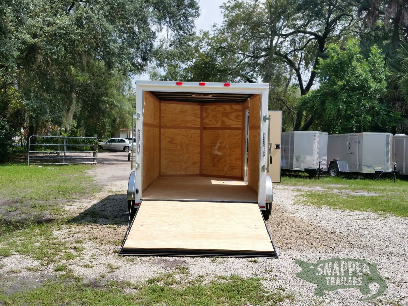Quality Cargo 7x12 TA Trailer - White, Ramp, Side Door, Extra Height - Image 6