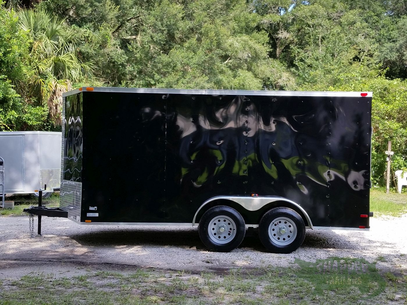 Quality Cargo 7x14 TA Trailer - Black, Ramp, Side Door, Extra Height - Image 3