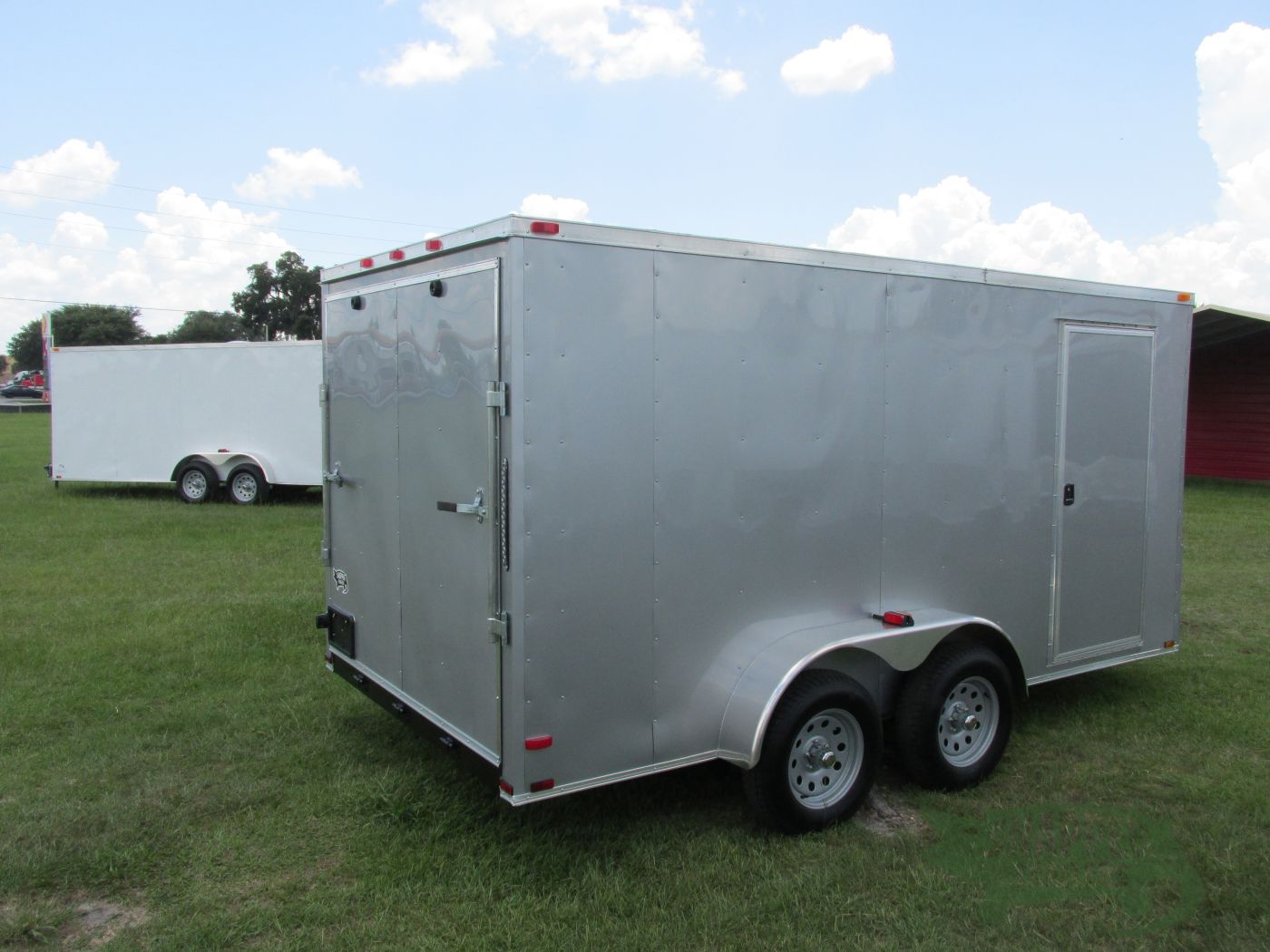 Quality Cargo 7x14 TA Trailer -  Silver Froast Ramp, Side Door, Extra Height - Image 2