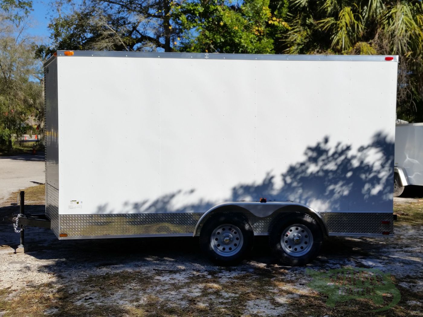 Quality Cargo 7x14 TA Trailer - White, Ramp, Side Door, Extra Height, ATP Wrap - Image 4