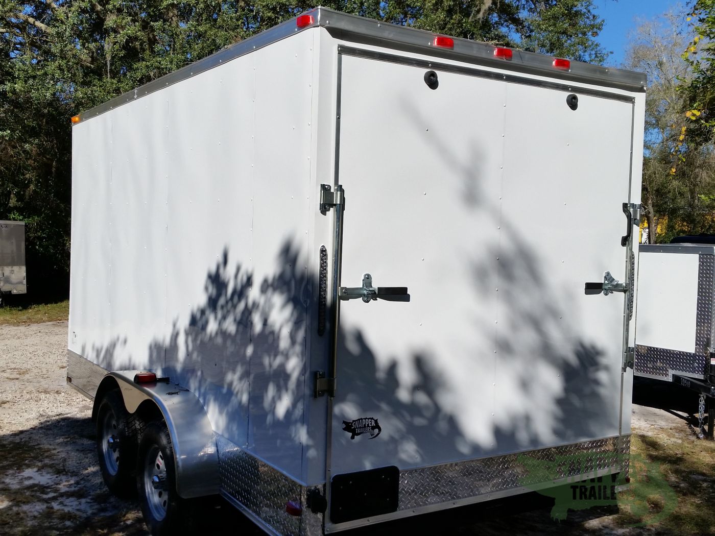 Quality Cargo 7x14 TA Trailer - White, Ramp, Side Door, Extra Height, ATP Wrap - Image 6