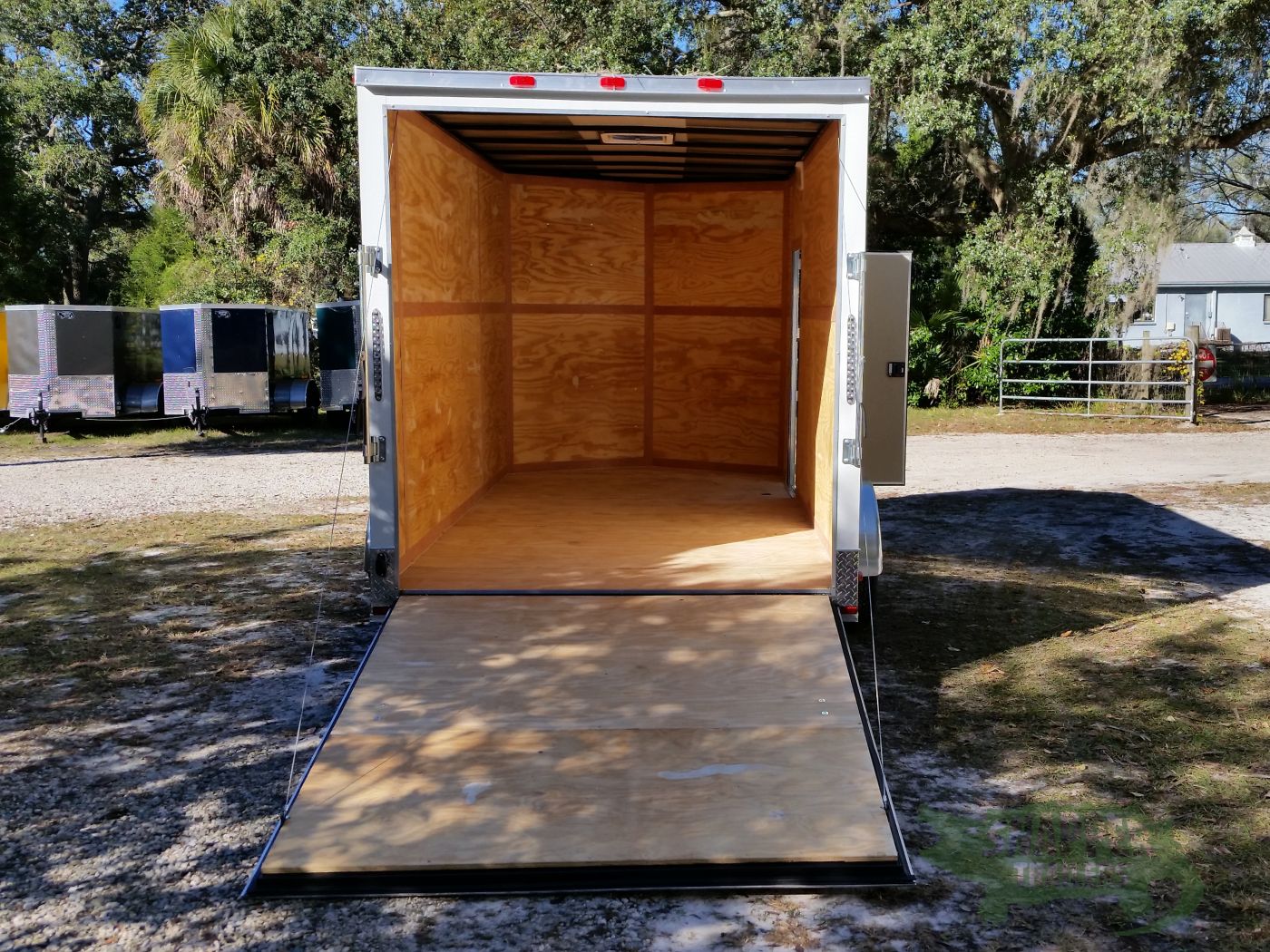 Quality Cargo 7x14 TA Trailer - White, Ramp, Side Door, Extra Height, ATP Wrap - Image 7
