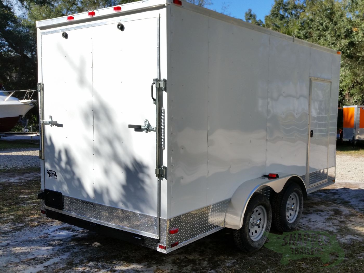 Quality Cargo 7x14 TA Trailer - White, Ramp, Side Door, Extra Height, ATP Wrap - Image 10