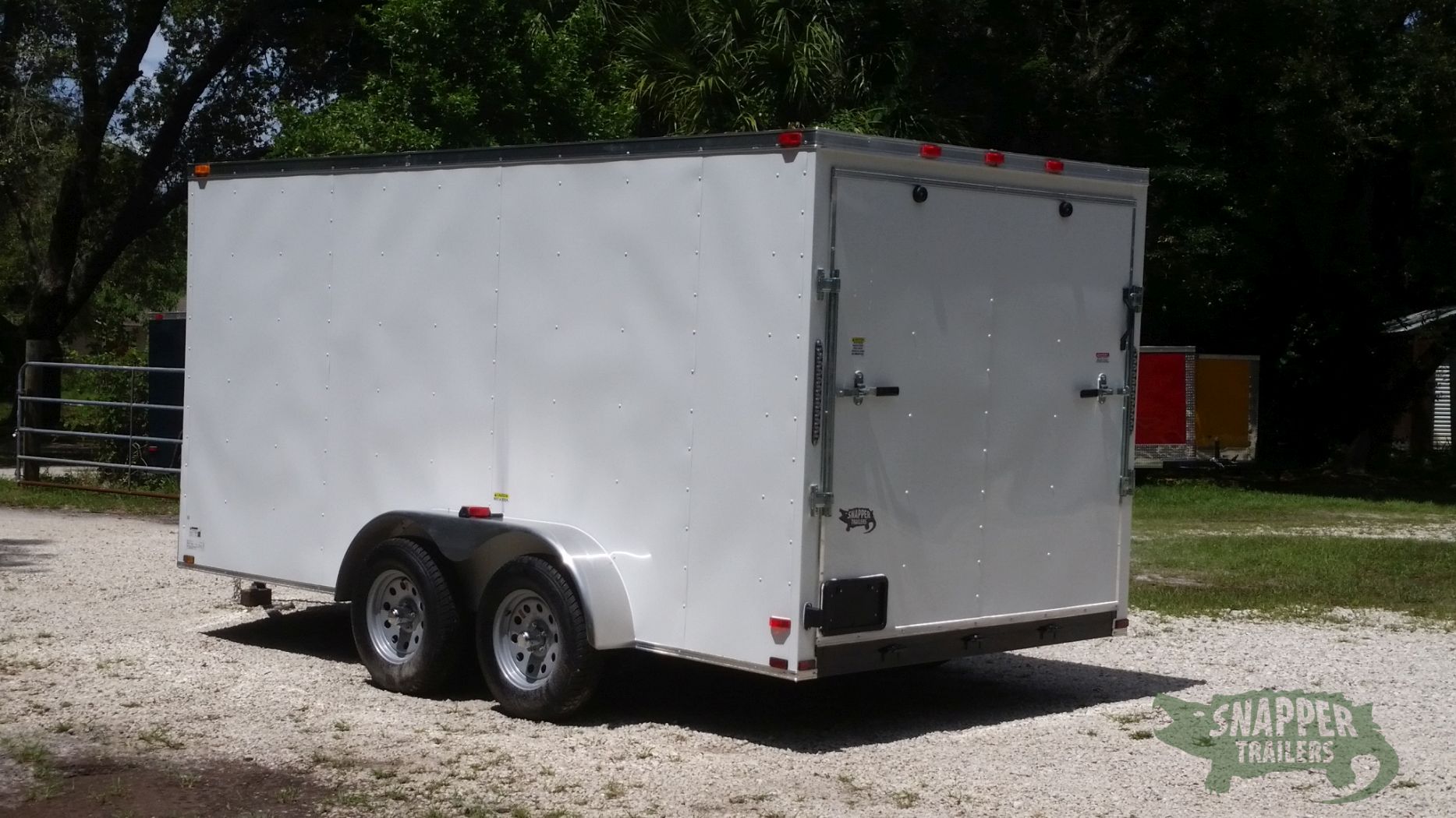 Quality Cargo 7x14 TA Trailer - White, Ramp, Side Door, Extra Height - Image 5