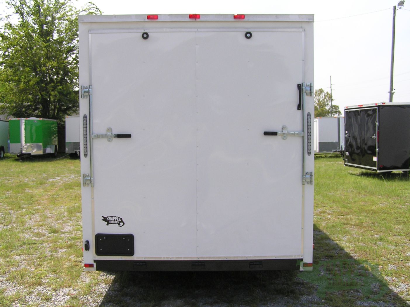 Quality Cargo 7x16 TA Trailer - White, Ramp, Side Door, Extra Height - Image 7