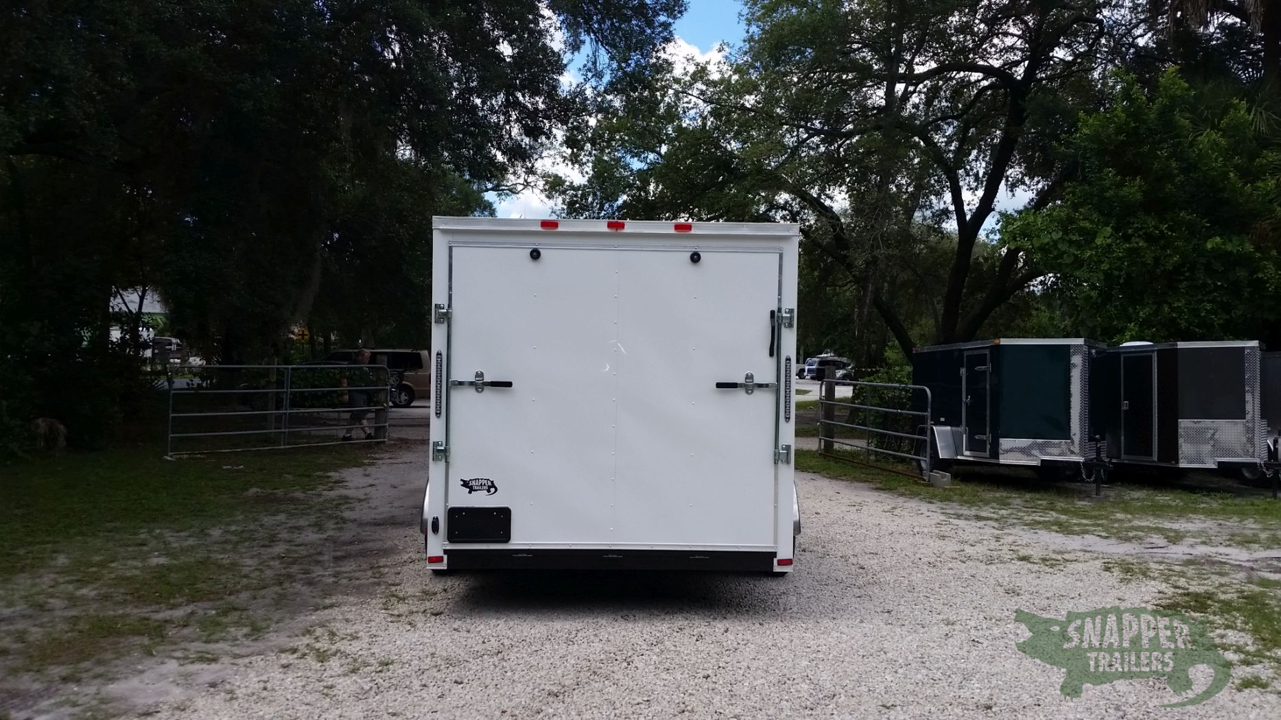 Quality Cargo 7x16 TA Trailer - White, Ramp, Side Door, Extra Height - Image 7