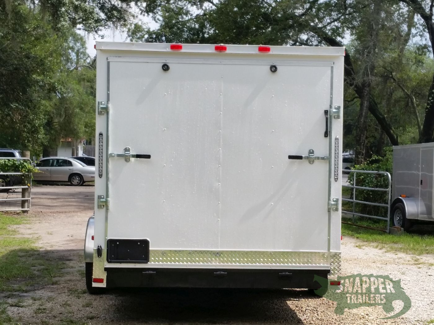 Quality Cargo 7x20 TA Trailer - White, Ramp, Side Door, Extra Height, ATP Wrap - Image 7