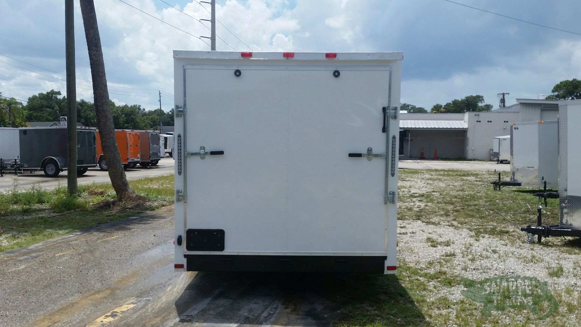Quality Cargo 7x20 TA Trailer - White, Ramp, Side Door, Extra Height - Image 7