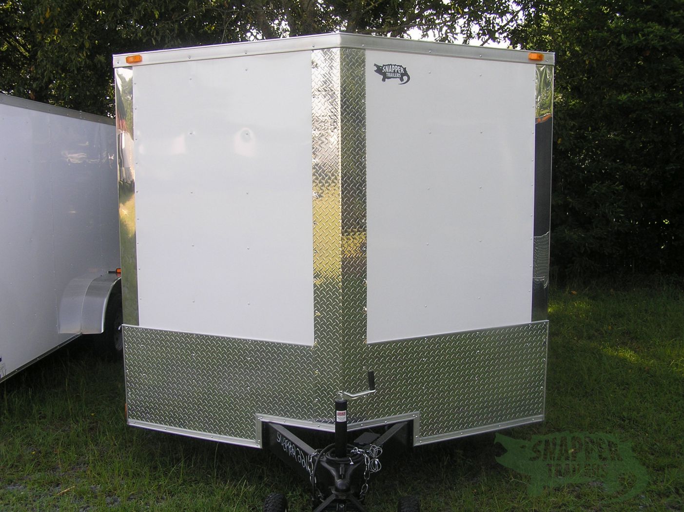 Quality Cargo 8.5x12 TA Trailer - White, Ramp, Side Door, and D-Rings - Image 13