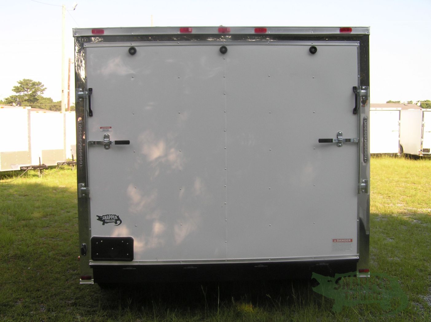 Quality Cargo 8.5x12 TA Trailer - White, Ramp, Side Door, and D-Rings - Image 7