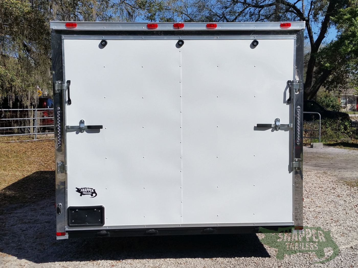 Quality Cargo 8.5x16 TA Trailer - White, Ramp, Side Door, and D-Rings - Image 7