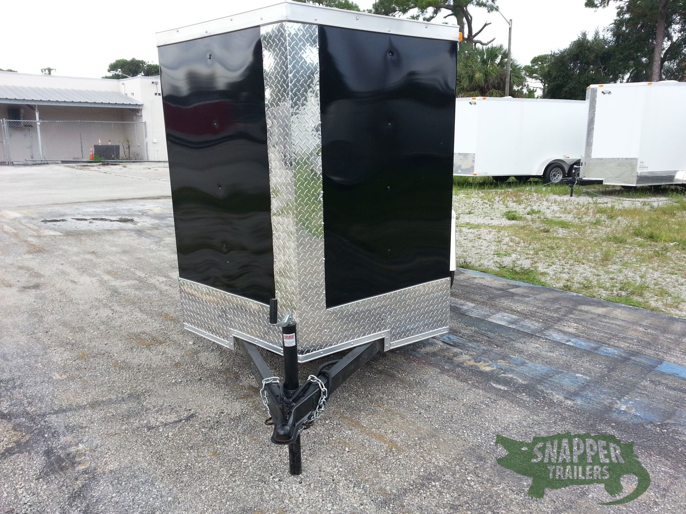 South Georgia Cargo 5x10 SA Trailer - Black, Ramp, Side Door, D-Rings - Image 8