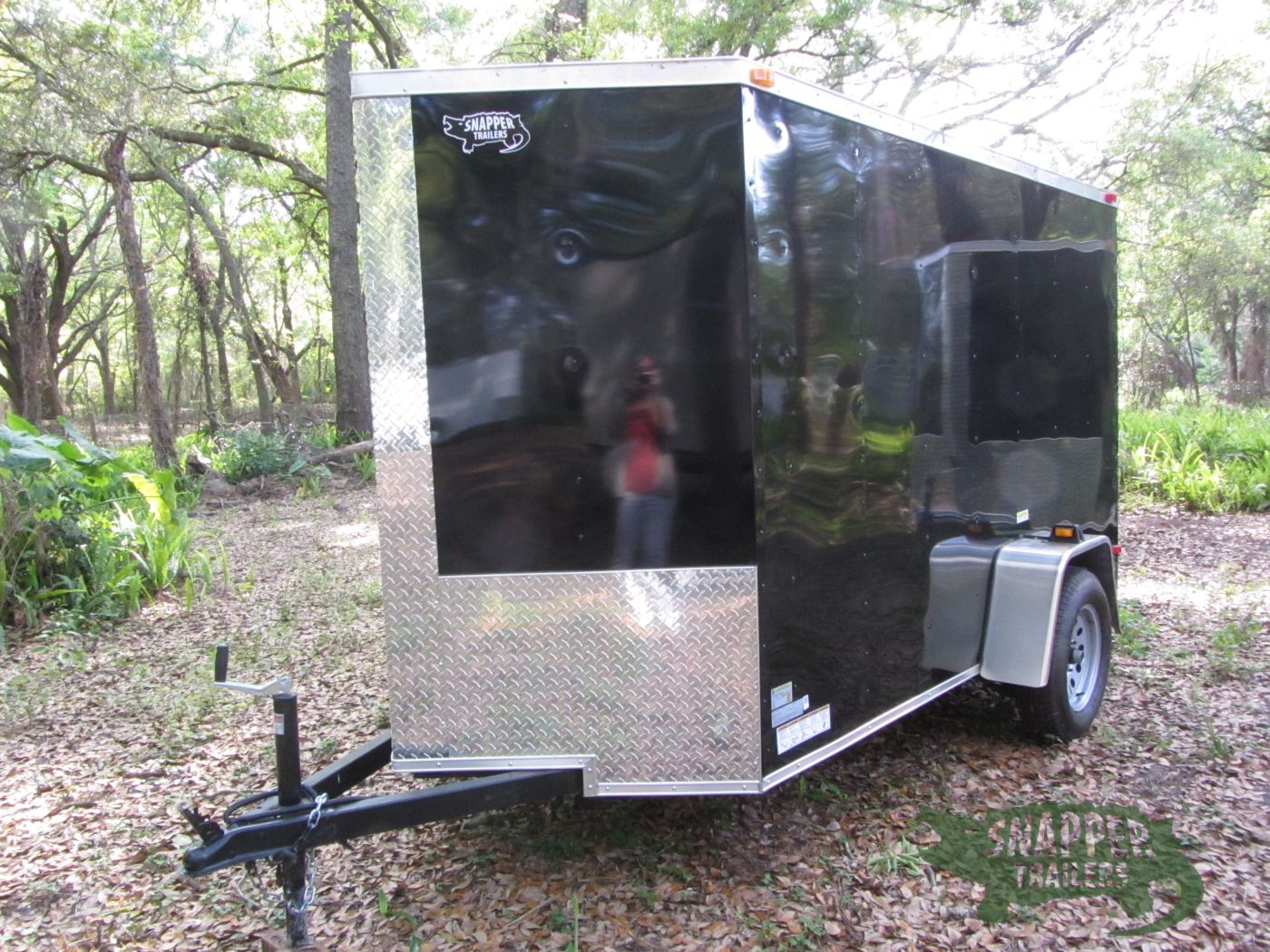 South Georgia Cargo 5x10 SA Trailer - Black, Ramp, Side Door, Extra Height - Image 2