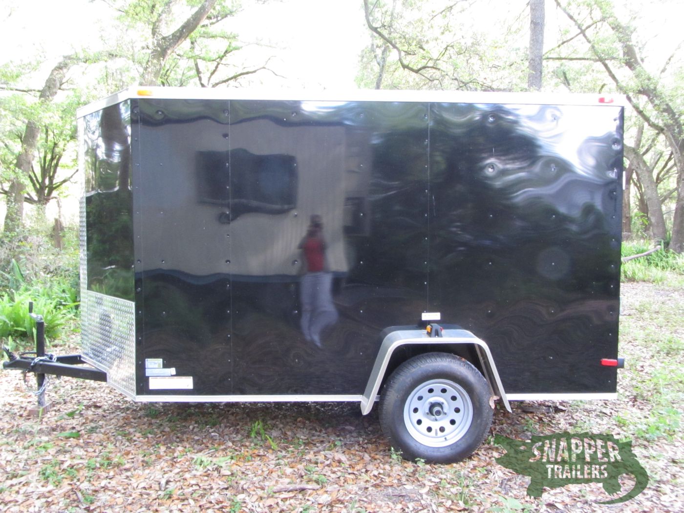 South Georgia Cargo 5x10 SA Trailer - Black, Ramp, Side Door, Extra Height - Image 3