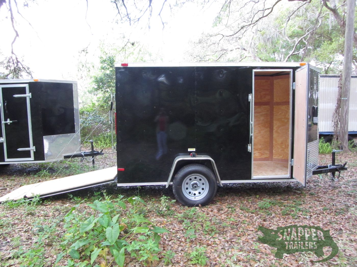 South Georgia Cargo 5x10 SA Trailer - Black, Ramp, Side Door, Extra Height - Image 7