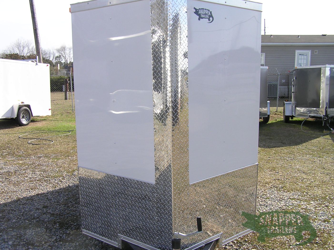 South Georgia Cargo 5x10 SA Trailer - White, Ramp, Side Door, Extra Height - Image 13