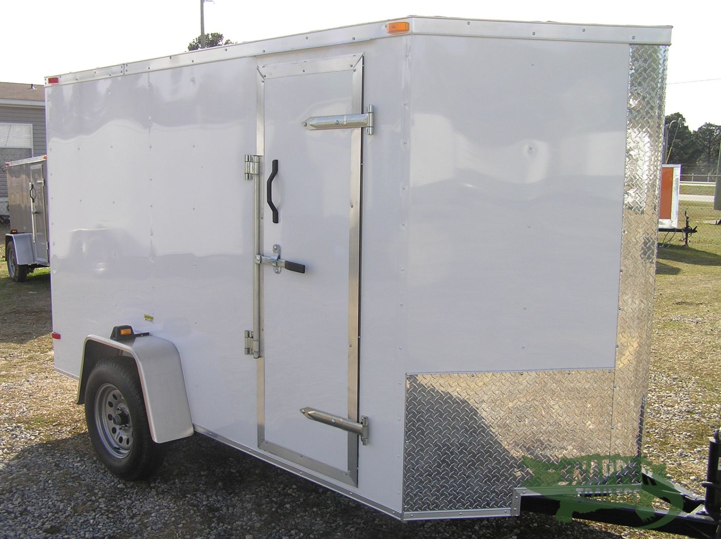 South Georgia Cargo 5x10 SA Trailer - White, Ramp, Side Door, Extra Height - Image 12