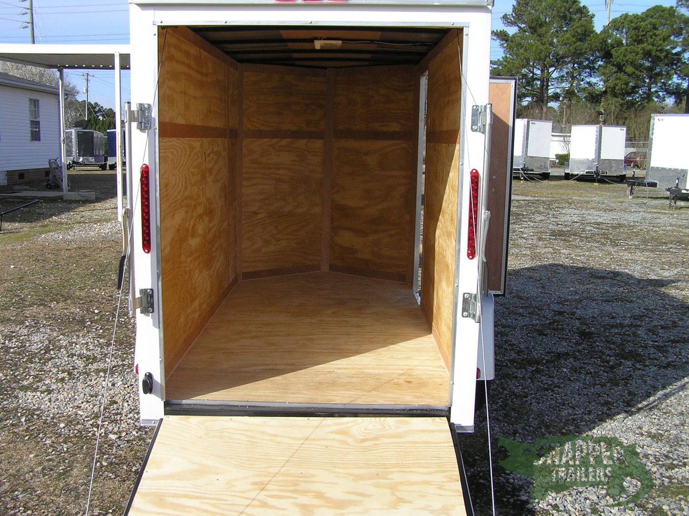 South Georgia Cargo 5x10 SA Trailer - White, Ramp, Side Door, Extra Height - Image 6