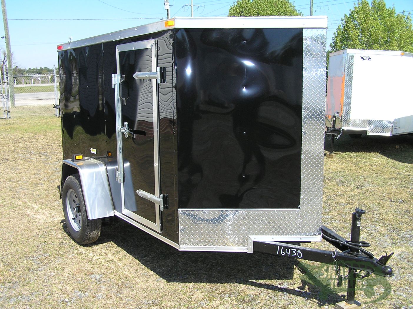 South Georgia Cargo 5x8 SA Trailer - Black, Ramp, Side Door - Image 12