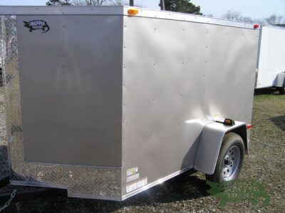 South Georgia Cargo 5x8 SA Trailer - Champagne, Ramp, Side Door - Image 2