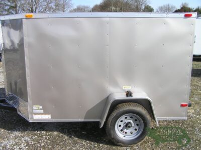 South Georgia Cargo 5x8 SA Trailer - Champagne, Ramp, Side Door - Image 3