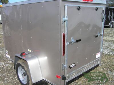 South Georgia Cargo 5x8 SA Trailer - Champagne, Ramp, Side Door - Image 5