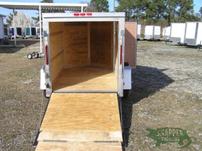 South Georgia Cargo 5x8 SA Trailer - Champagne, Ramp, Side Door - Image 6
