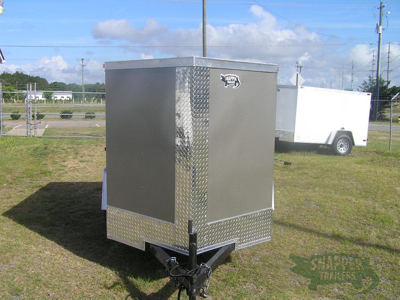 South Georgia Cargo 5x8 SA Trailer - Pewter, Ramp, Side Door - Image 14