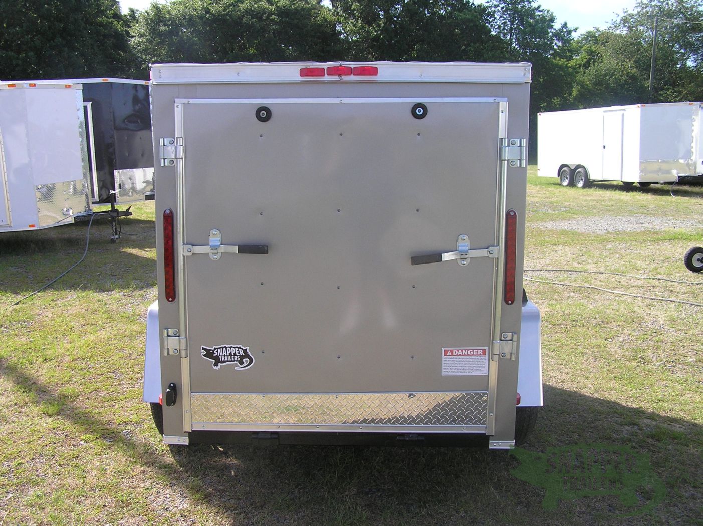South Georgia Cargo 5x8 SA Trailer - Pewter, Ramp, Side Door - Image 7