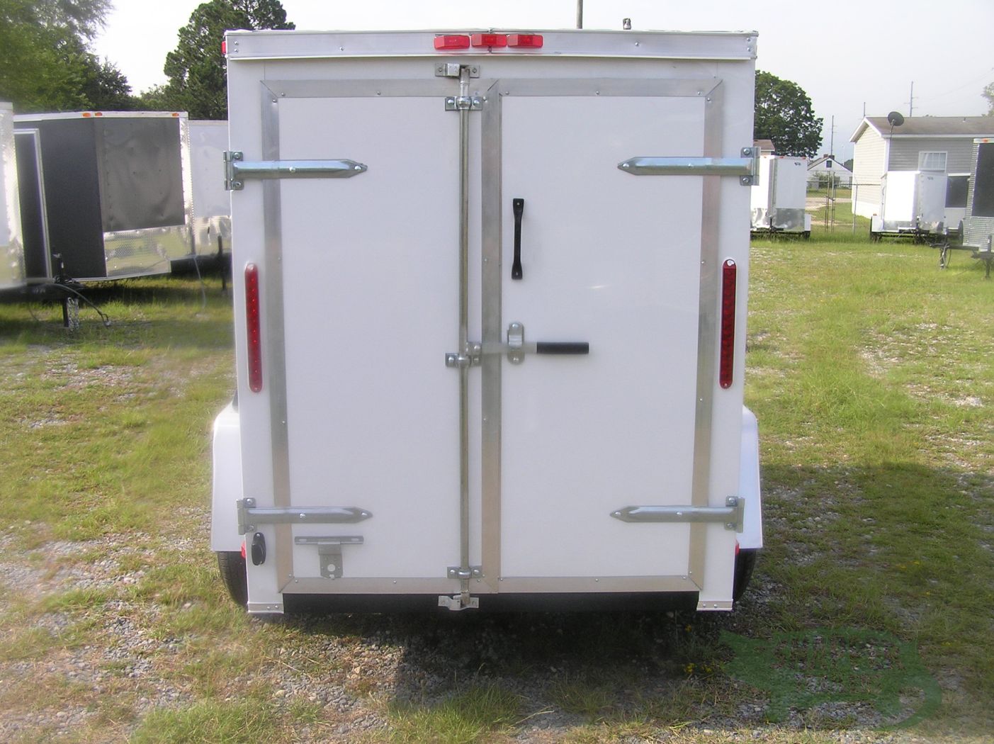 South Georgia Cargo 5x8 SA Trailer - White, Double Doors, Extra Height, Side Vents - Image 7
