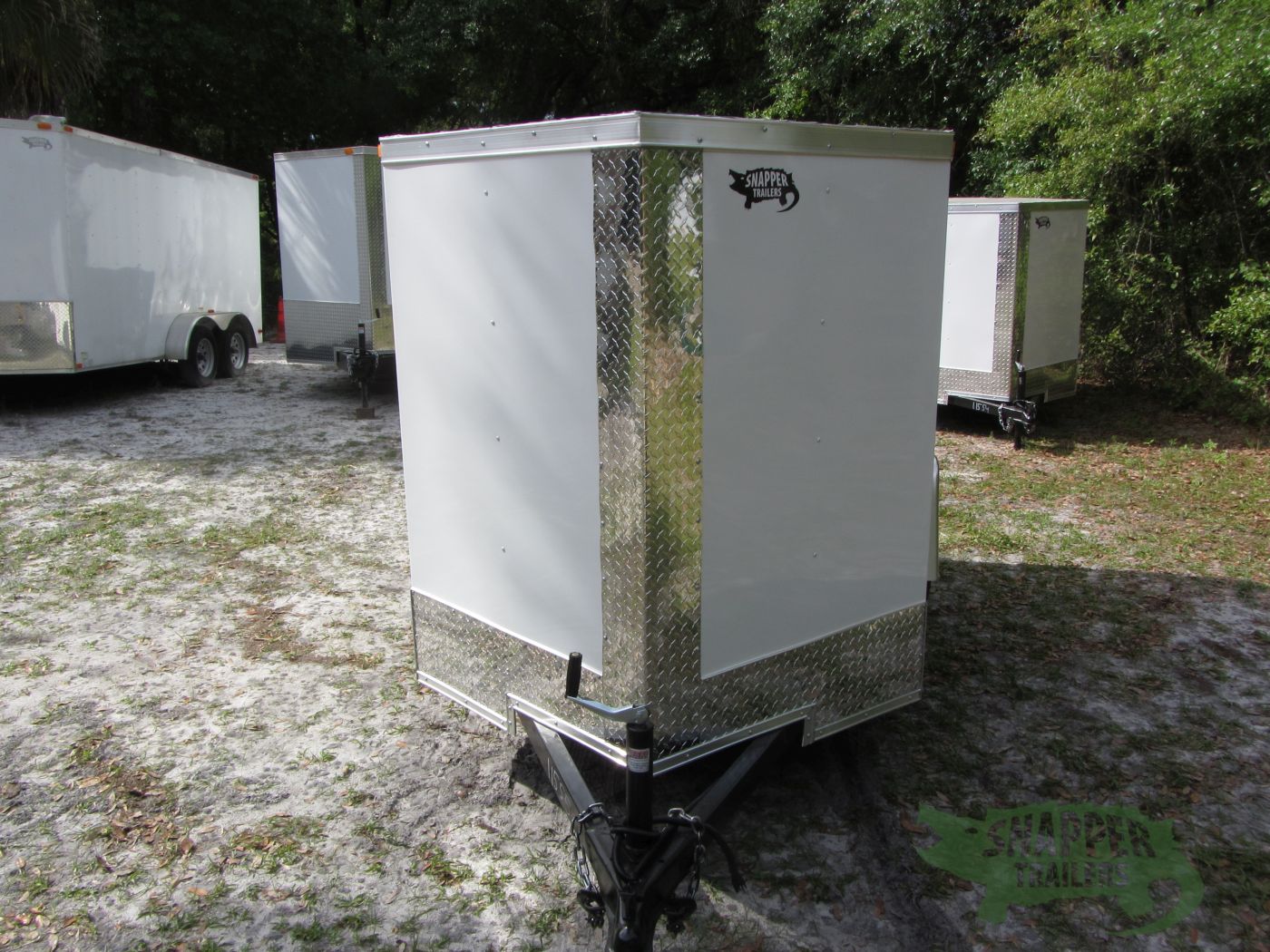 South Georgia Cargo 5x8 SA Trailer - White, Ramp, Side Door - Image 15