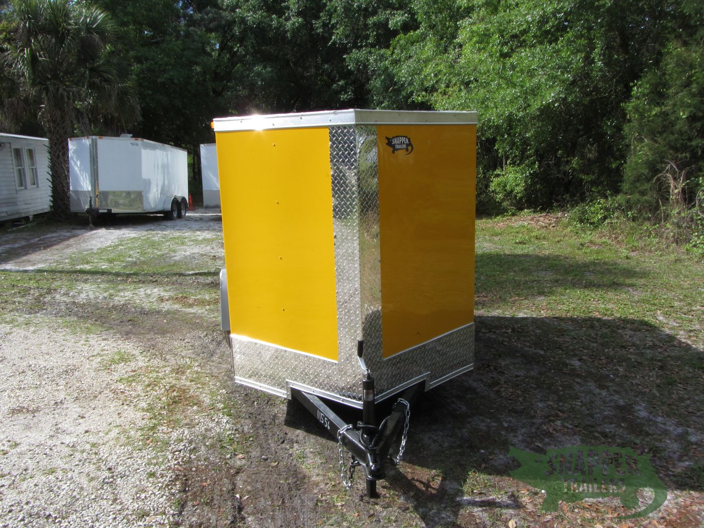 South Georgia Cargo 5x8 SA Trailer - Yellow, Ramp, Side Door - Image 14