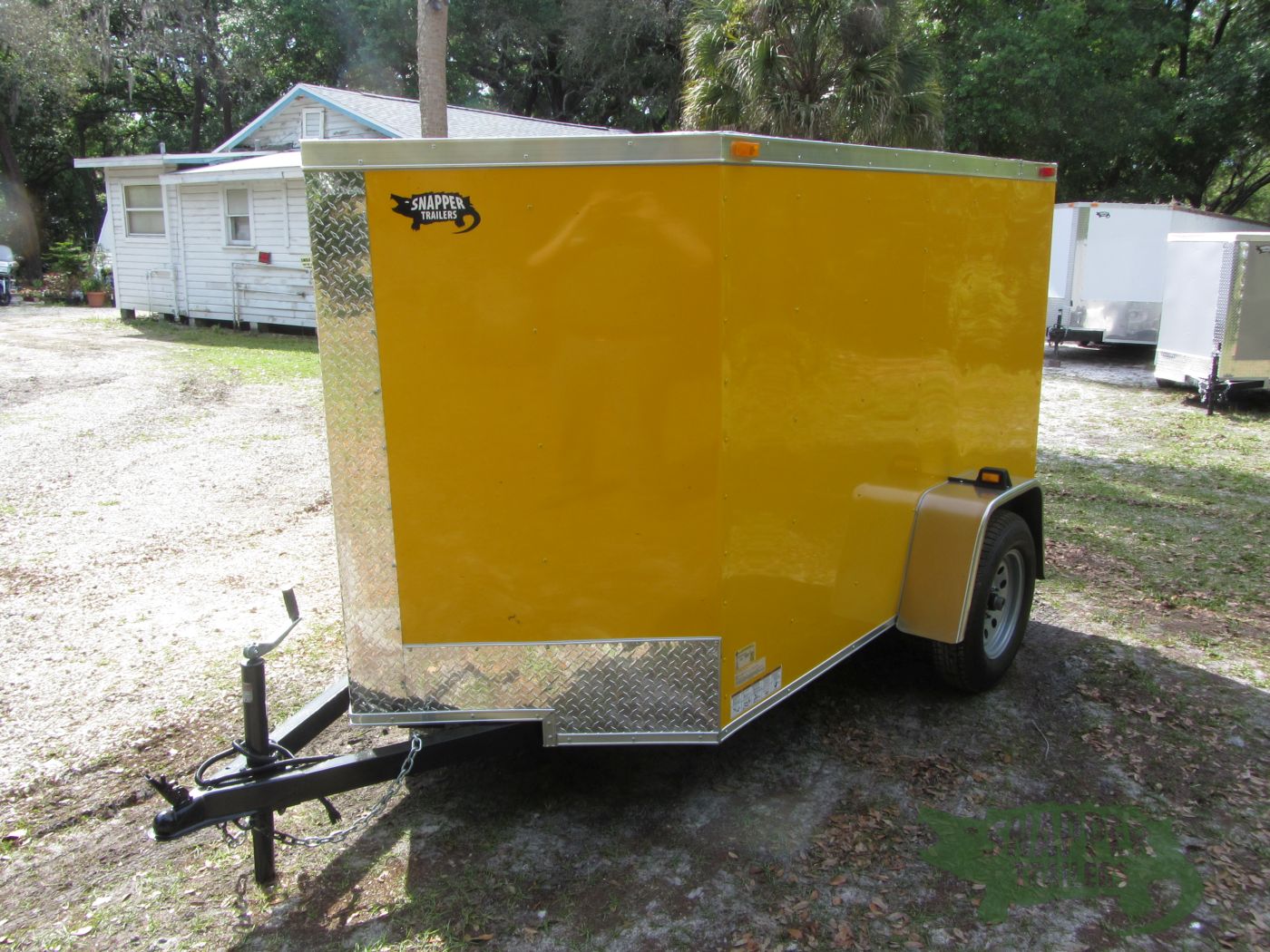 South Georgia Cargo 5x8 SA Trailer - Yellow, Ramp, Side Door - Image 2
