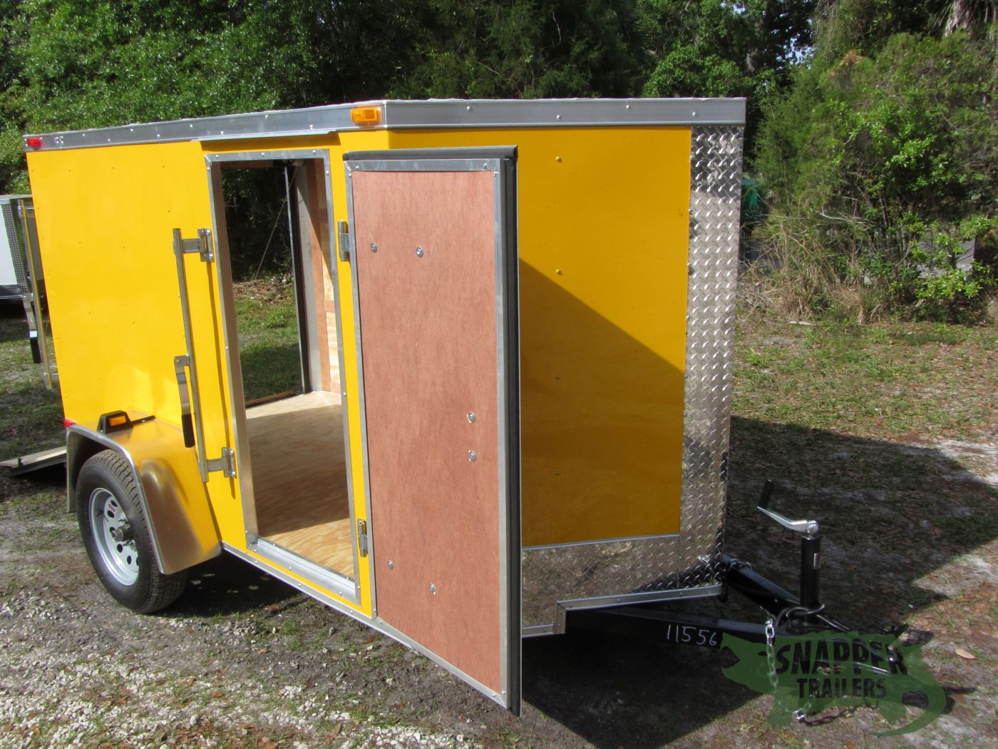 South Georgia Cargo 5x8 SA Trailer - Yellow, Ramp, Side Door - Image 12