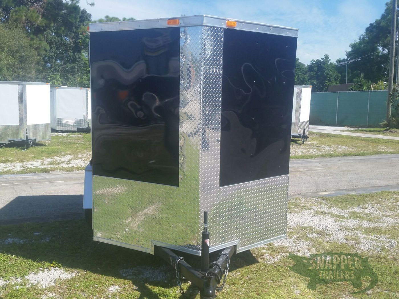 South Georgia Cargo 6x8 SA Trailer - Black, Ramp, Side Door - Image 14