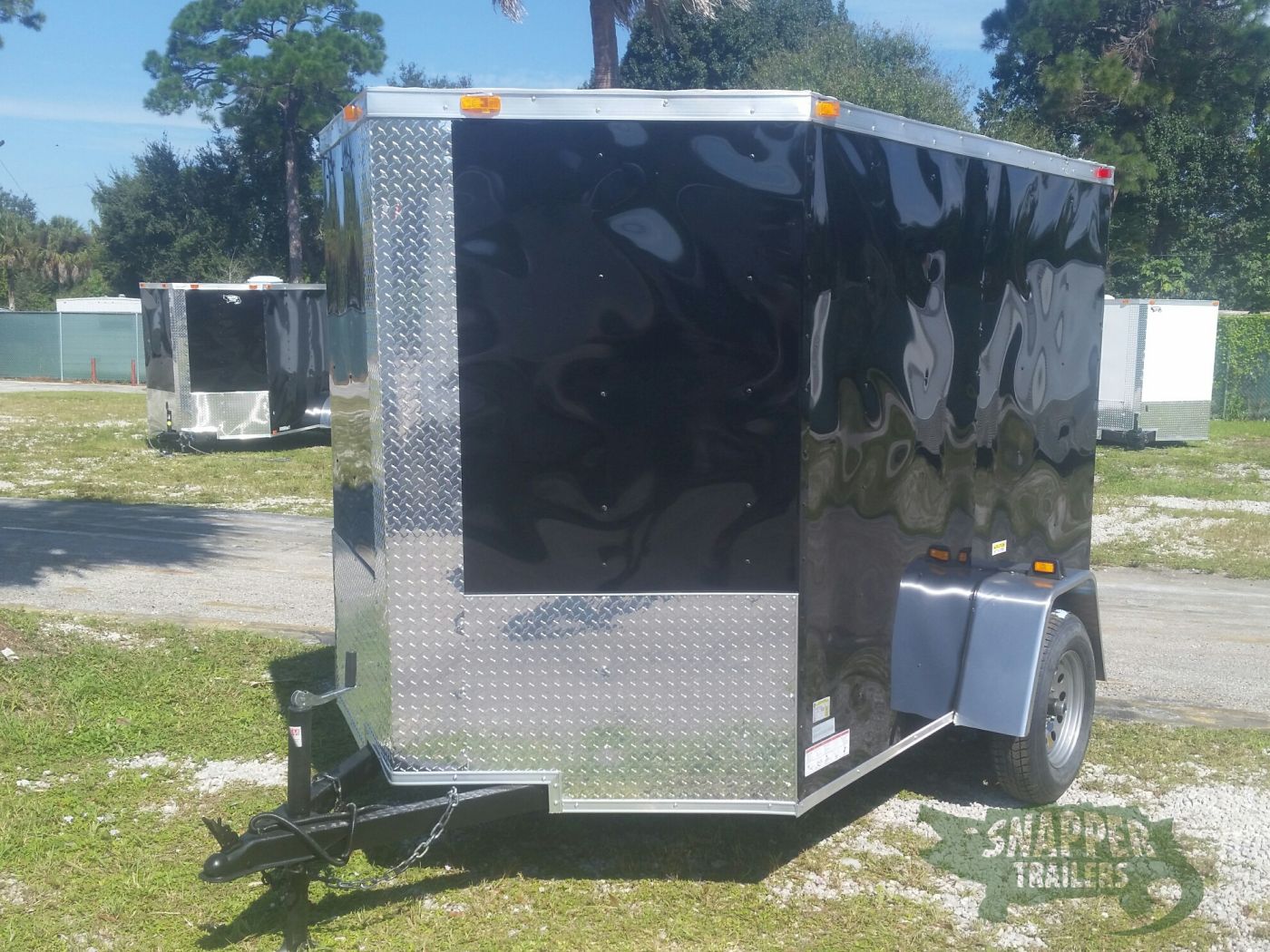 South Georgia Cargo 6x8 SA Trailer - Black, Ramp, Side Door - Image 2