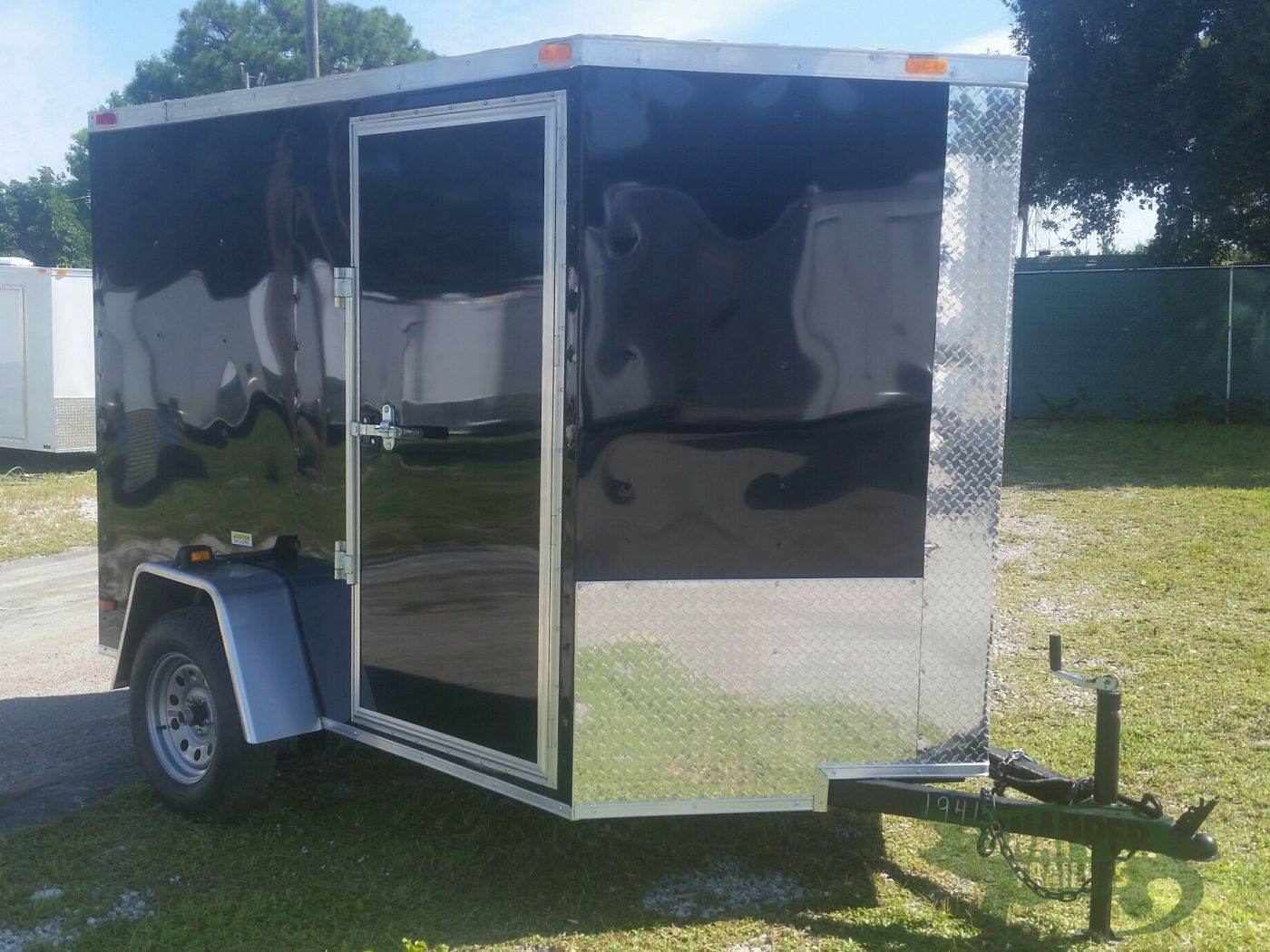 South Georgia Cargo 6x8 SA Trailer - Black, Ramp, Side Door - Image 13