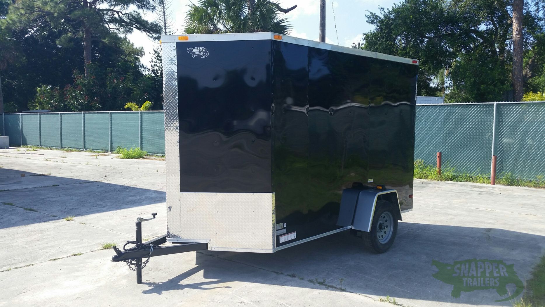 South Georgia Cargo 6x10 SA Trailer - Black, Ramp, Side Door, Extra Height - Image 2
