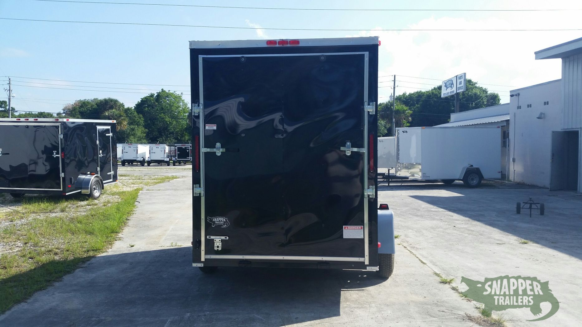 South Georgia Cargo 6x10 SA Trailer - Black, Ramp, Side Door, Extra Height - Image 7