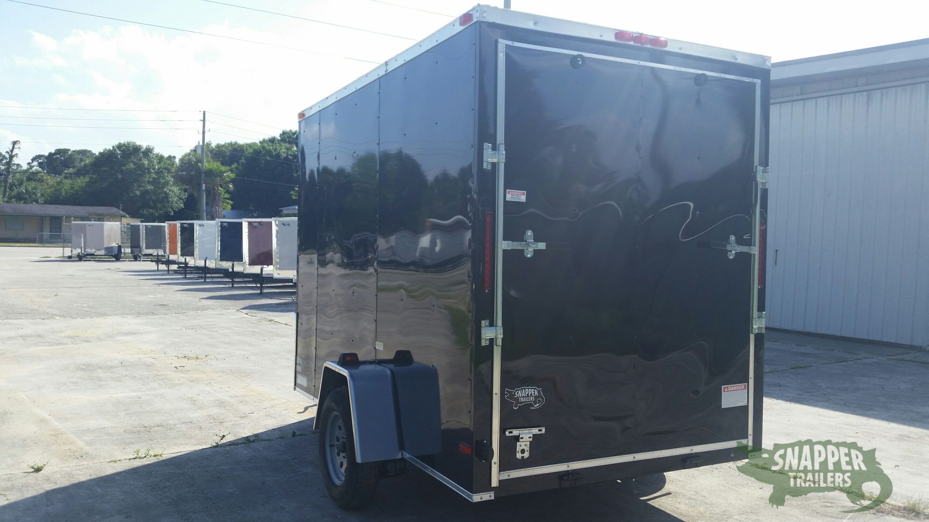South Georgia Cargo 6x10 SA Trailer - Black, Ramp, Side Door, Extra Height - Image 5