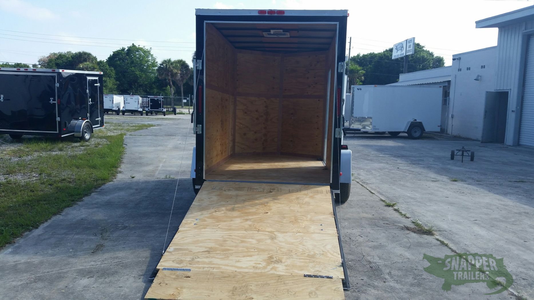 South Georgia Cargo 6x10 SA Trailer - Black, Ramp, Side Door, Extra Height - Image 6