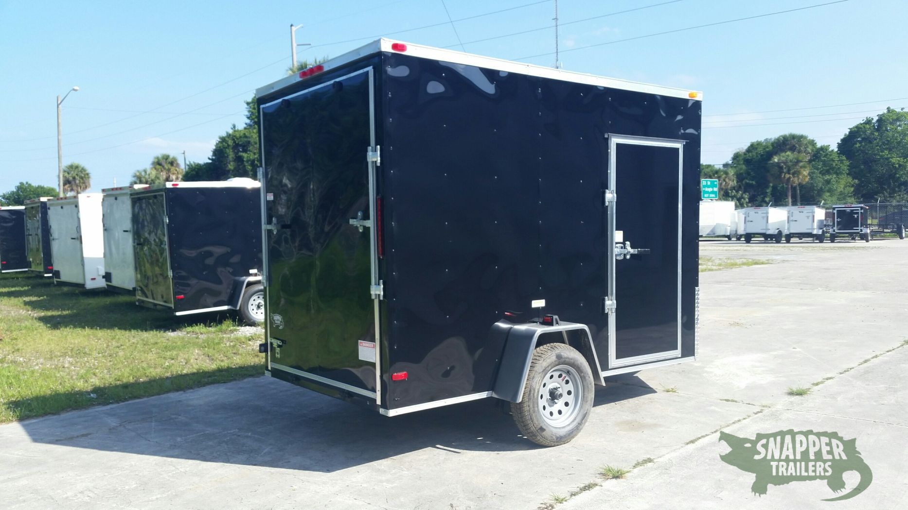 South Georgia Cargo 6x10 SA Trailer - Black, Ramp, Side Door, Extra Height - Image 9