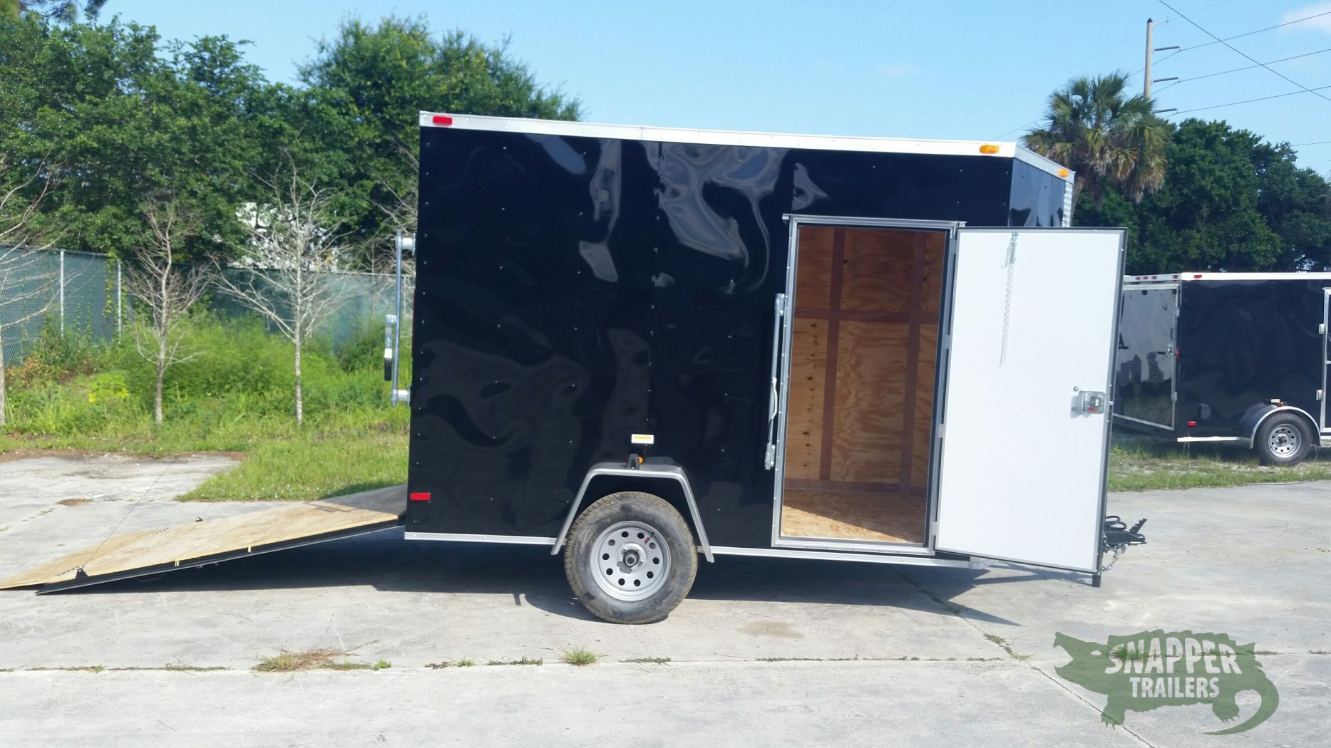 South Georgia Cargo 6x10 SA Trailer - Black, Ramp, Side Door, Extra Height - Image 10
