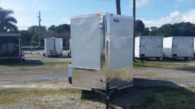 South Georgia Cargo 6x10 SA Trailer - White, Ramp, Side Door, Extra Height - Image 13
