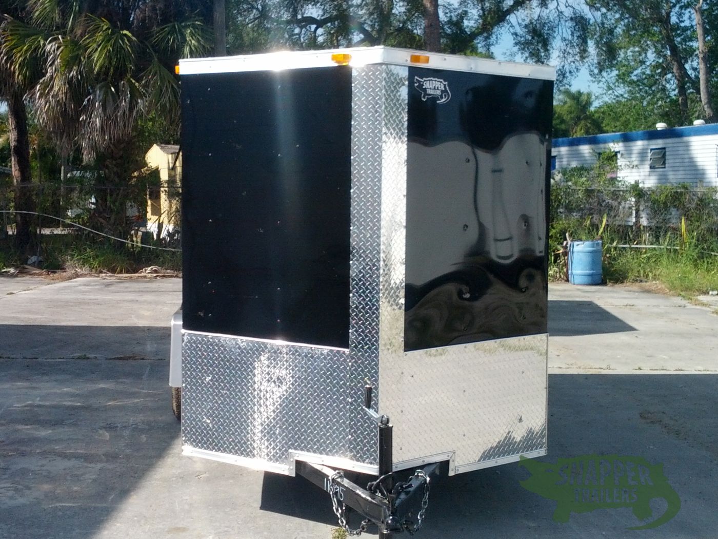 South Georgia Cargo 6x12 SA Trailer - Black, Double Doors, Side Door - Image 13
