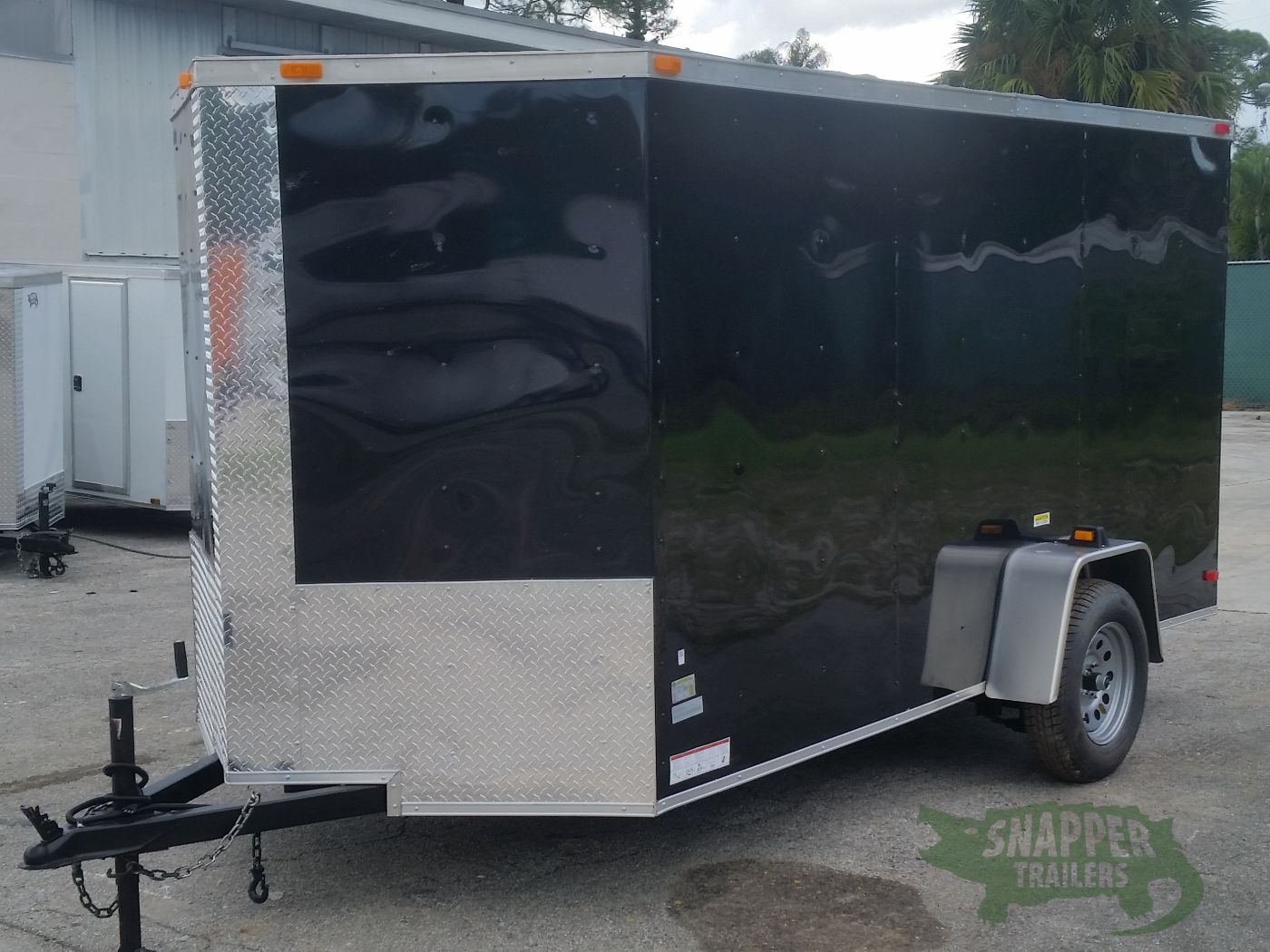 South Georgia Cargo 6x12 SA Trailer - Black, Ramp, Side Door - Image 8