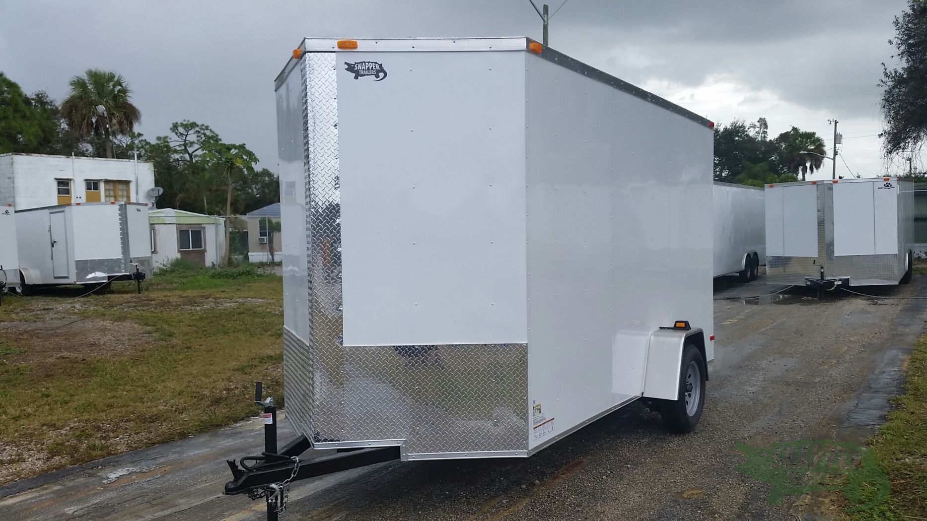 South Georgia Cargo 6x12 SA Trailer - White, Ramp, Side Door, Extra Height - Image 2