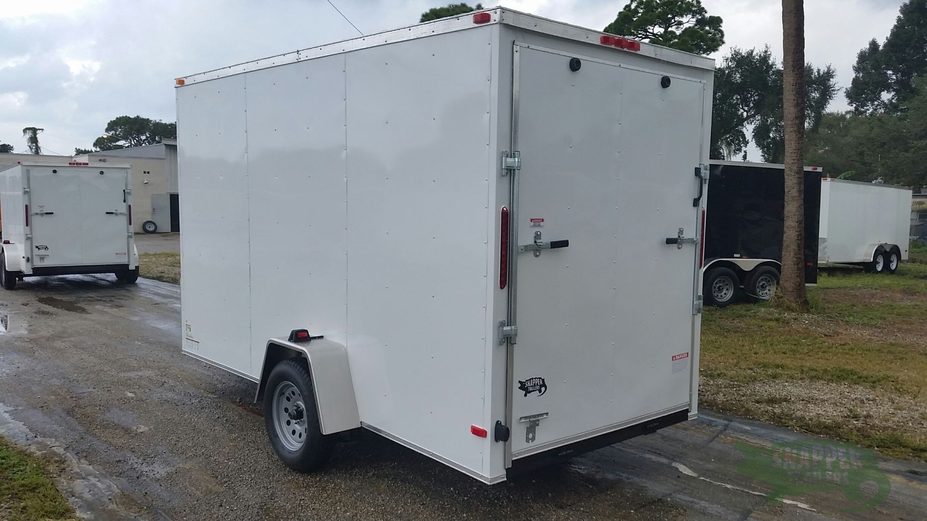 South Georgia Cargo 6x12 SA Trailer - White, Ramp, Side Door, Extra Height - Image 5