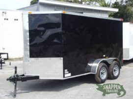 Alternative view of South Georgia Cargo 6x12 TA Trailer - Black, Ramp, Side Door